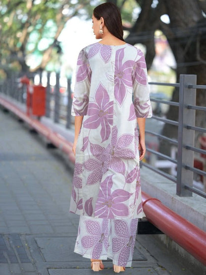 Pink Cotton Co-ord Set